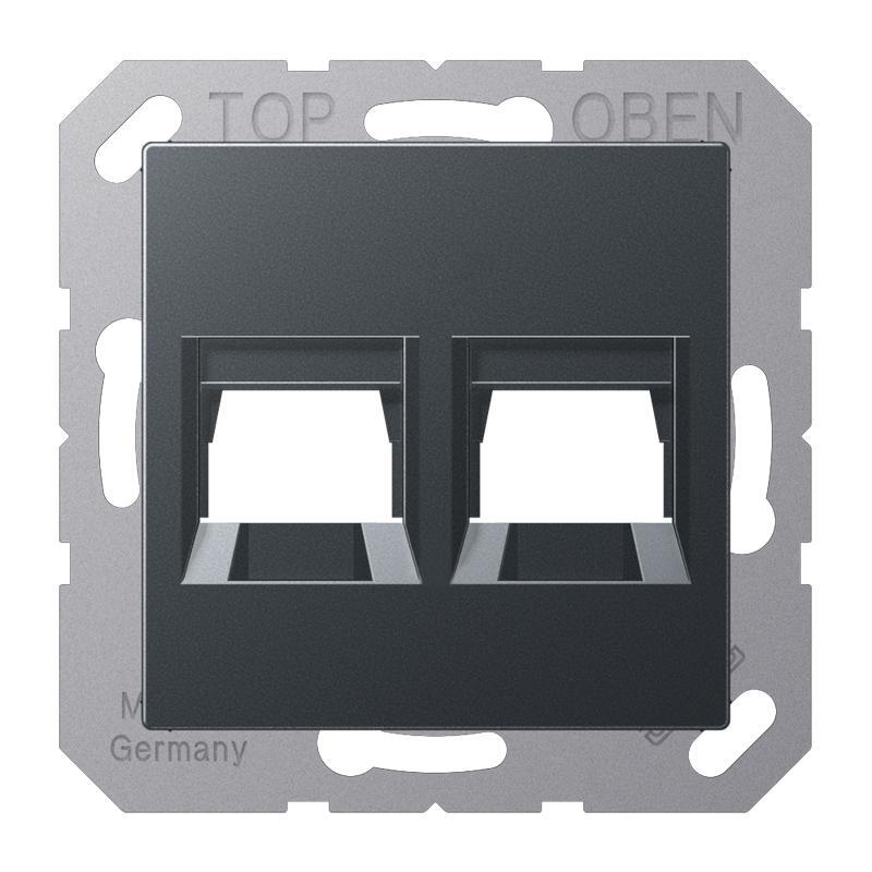 Aparamenta con placa de inserción Jung - A1569-2WEANM