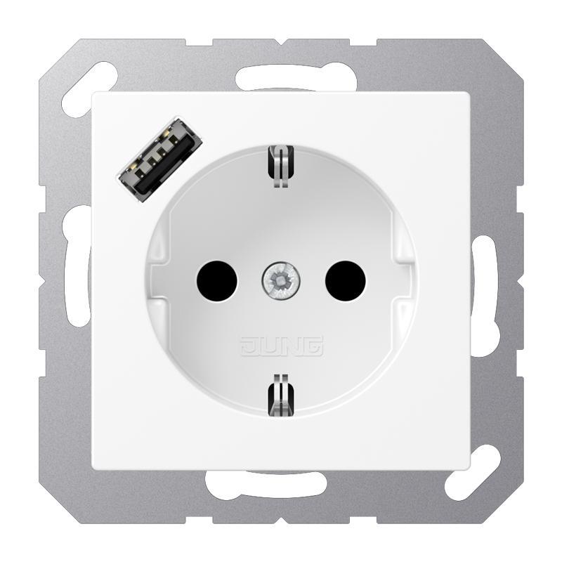 Toma De Pared De La GAMA Jung A (Interruptor WCD) - A1520-18AWWM