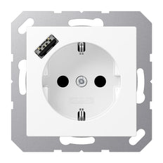 Toma De Pared De La GAMA Jung A (Interruptor WCD) - A1520-18AWWM