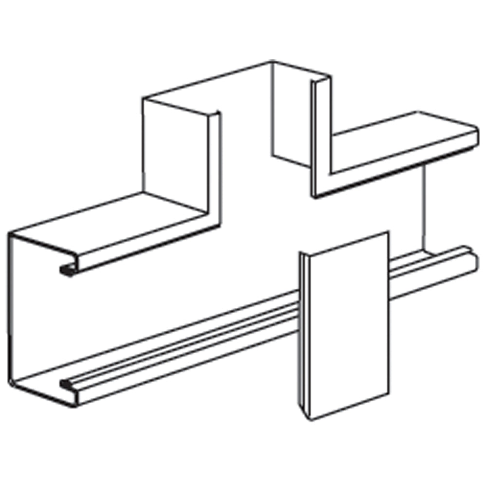 Stago WG 3000 Pieza en T Canal de pared - INS5551602