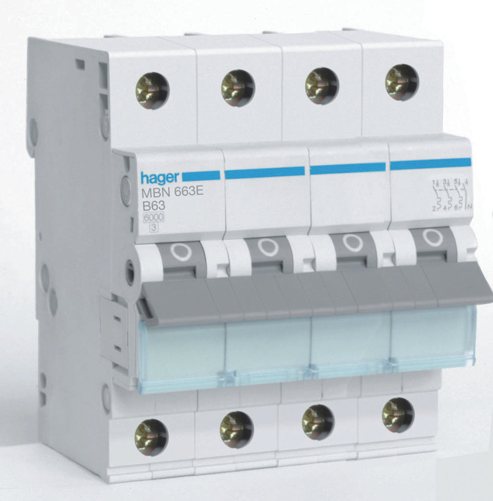 Interruptor Automático Hager MBN - MBN663E