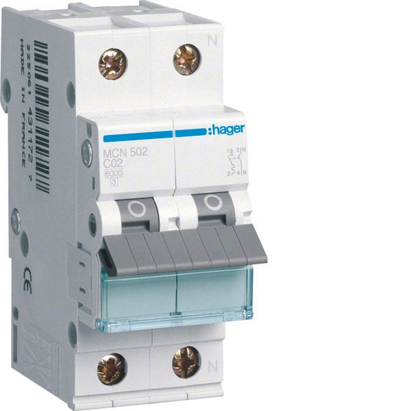 Interruptor Automático Hager MCN - MCN502