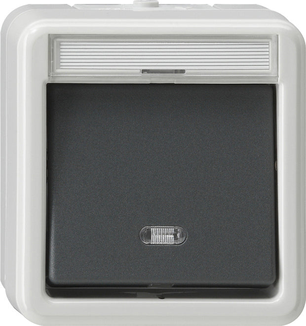 Interruptor de instalación de superficie antisalpicaduras Gira - 010330