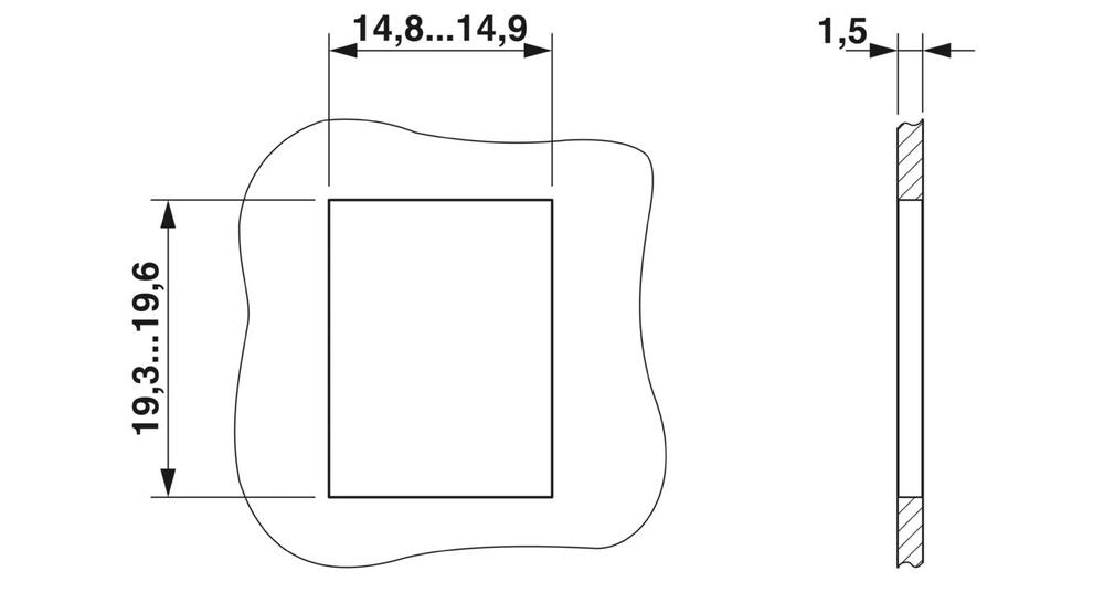 Phoenix Contact Bloque De Contactos VS Para Conector Rectangular - 1689064