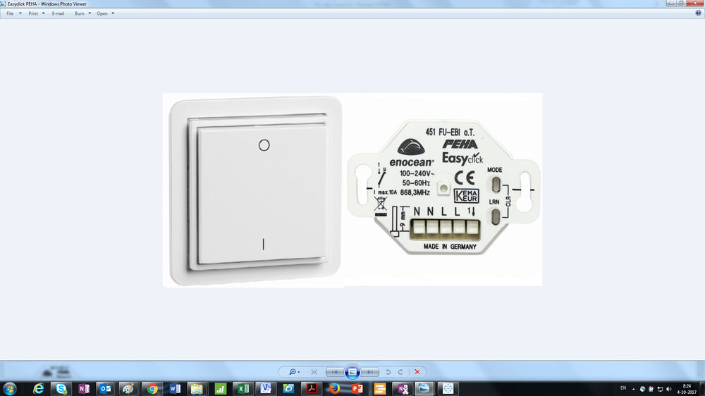 Honeywell Peha Easyclick Interruptor Actuador Sistema Bus - 00366686