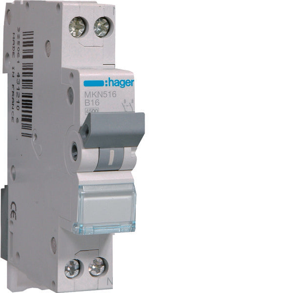 Interruptor Automático Hager MKN - MKN516