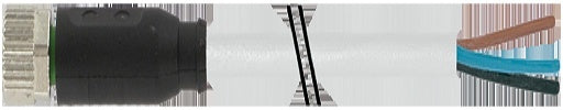 Cable sensor/actor MURR con conector - 7000-08061-2311000