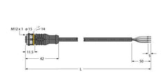 Conector Turck Escha Ronde (Industrial) - 6625014
