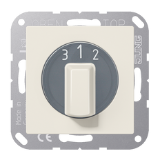 Interruptor de tres posiciones AS500 de Jung - A1504.10N