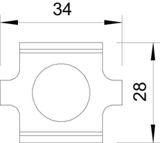 OBO GR-Magic Sistema de Soporte de Cable Conector - 6016642 [20 Piezas]