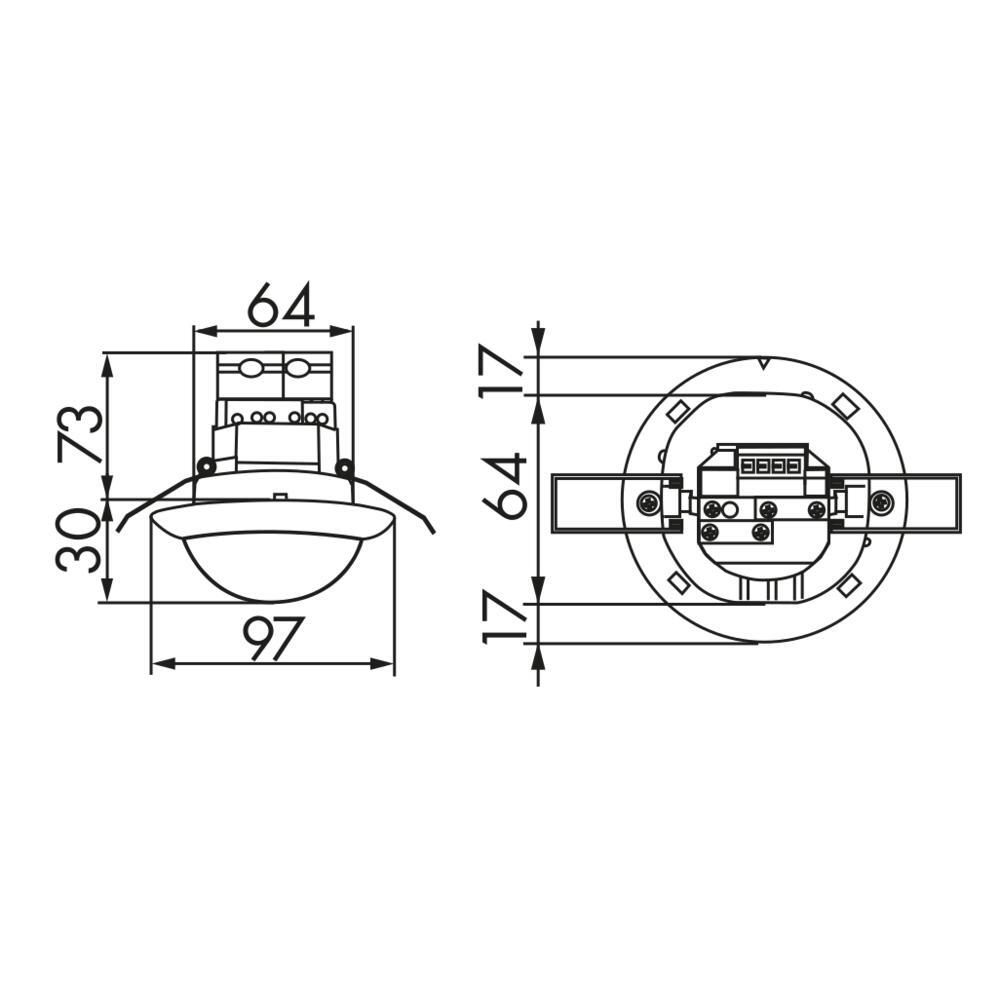 Interruptor de Movimiento BEG Luxomat (completo) - 92586