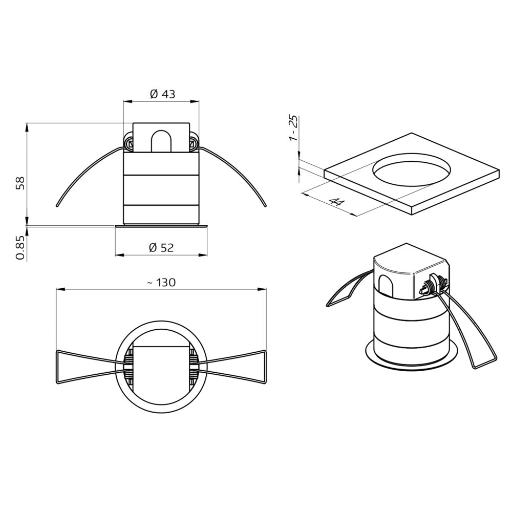 Interruptor de movimiento BEG Luxomat (completo) - 92583