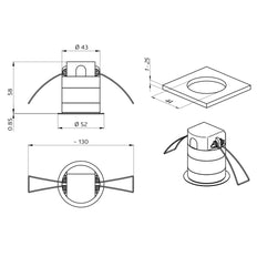 Interruptor de movimiento BEG Luxomat (completo) - 92583