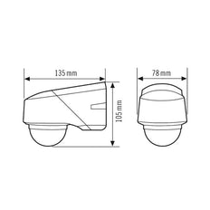 Interruptor de movimiento ESYLUX (completo) - EM10015519