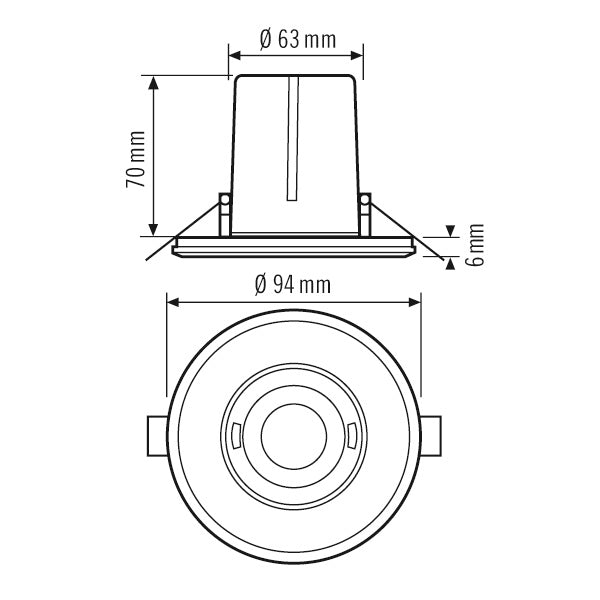 Interruptor de Movimiento plano ESYLUX (completo) - EP10428548