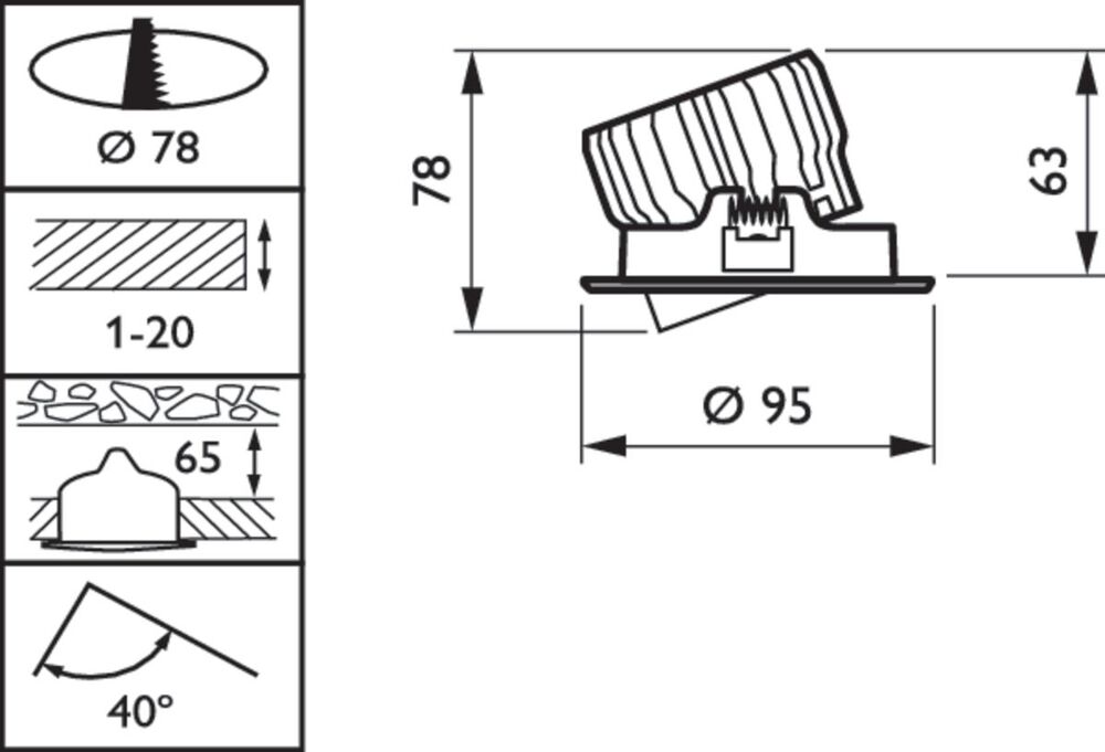 Philips Coreline Downlight/spotlight/floodlight - 38290299