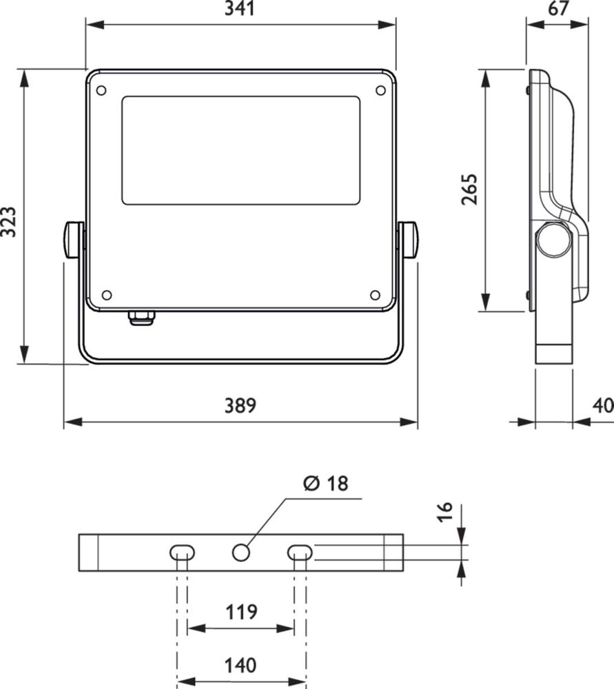 Philips Coreline Downlight/spotlight/floodlight - 45588000