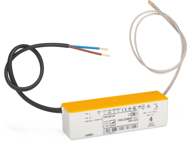 Transformador electrónico Niko Sistema de iluminación de bajo voltaje - 320-00122