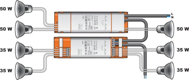 Transformador electrónico Niko Sistema de iluminación de bajo voltaje - 320-00123