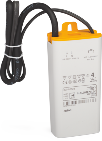 Transformador Electrónico Niko Sistema De Iluminación De Bajo Voltaje - 320-00124