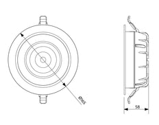 Opple LED Downlight Downlight/spotlight/floodlight - 140057170