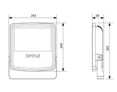 Opple Proyector LED Downlight, Foco, Proyector - 543017011600