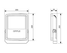 Opple Proyector LED Downlight, Foco, Proyector - 543017011700