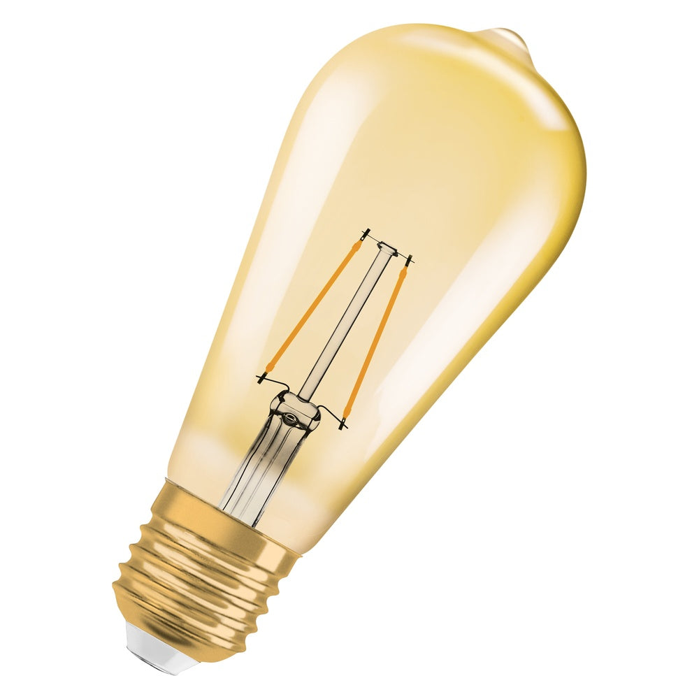 Vintage 1906 LED Edison Oro E27 2.5W 2400K - 4099854091339