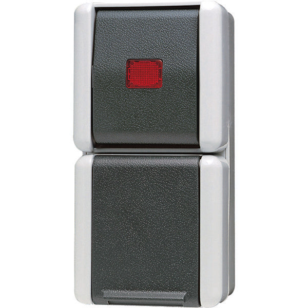 Interruptor combinado Jung WG800 con lámpara de control - 876KOW