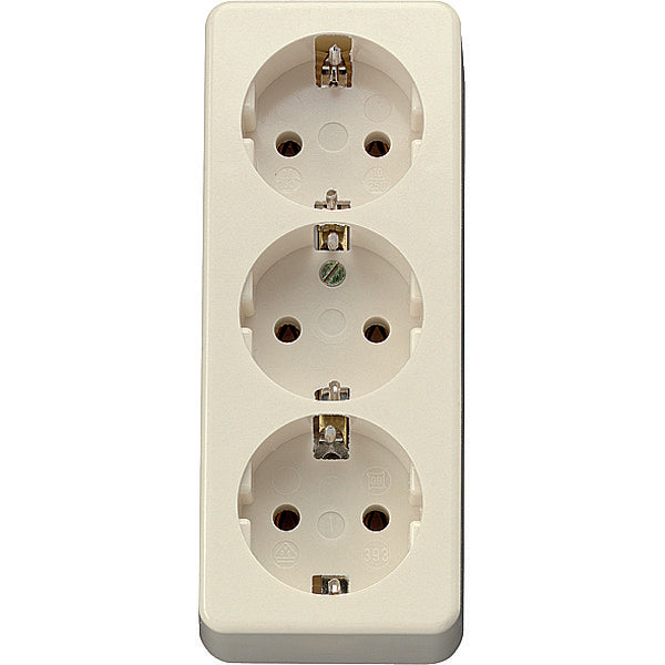 Toma de pared de 3 vías Jung - 10S23LA