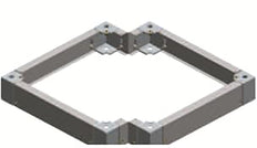ABB Base Esquinera 100mm RAL7005 RSRE81 - 2CPX046440R9999