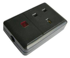 Ratio Electric UK Acoplador 13A Negro - 70390