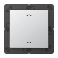 Transmisor de pared Jung EnOcean A500 de aluminio con radio de 2 canales - ENOA590PAL