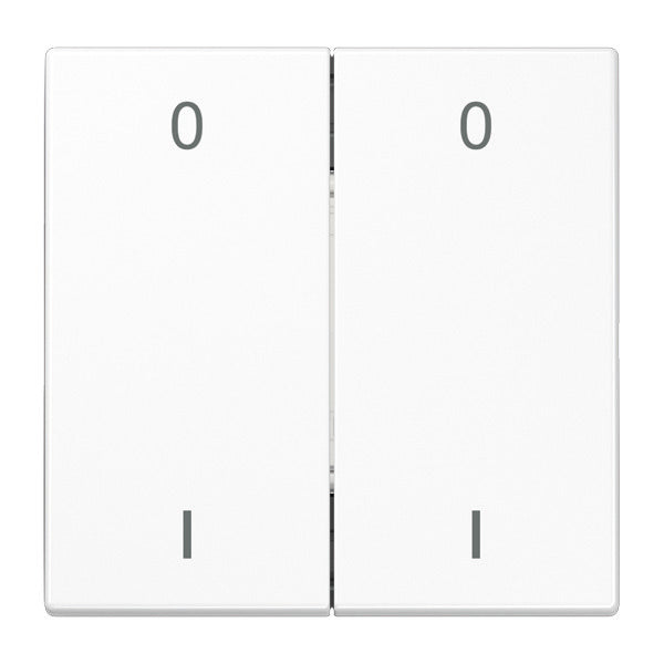 Jung Transmisor de pared inalámbrico EnOcean LS990 blanco de 4 canales con símbolos - ENOLS995-01WW