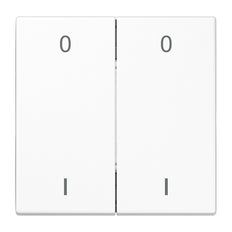 Jung Transmisor de pared inalámbrico EnOcean LS990 blanco de 4 canales con símbolos - ENOLS995-01WW