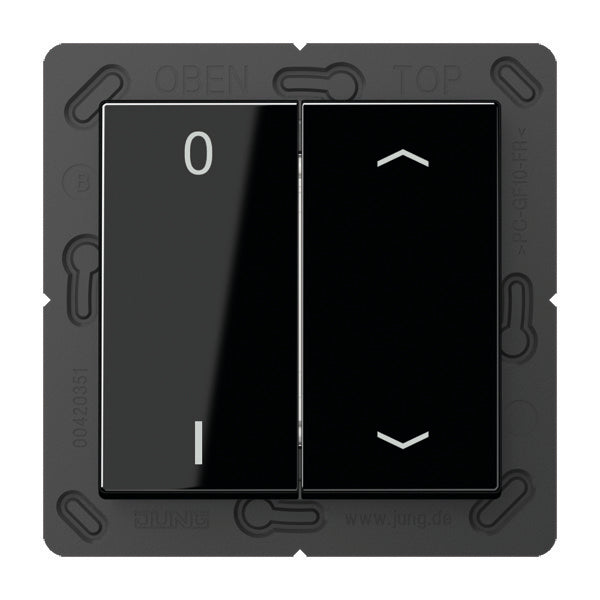 Jung EnOcean A500 Emisor de radio de pared con símbolos - ENOA595P01SW
