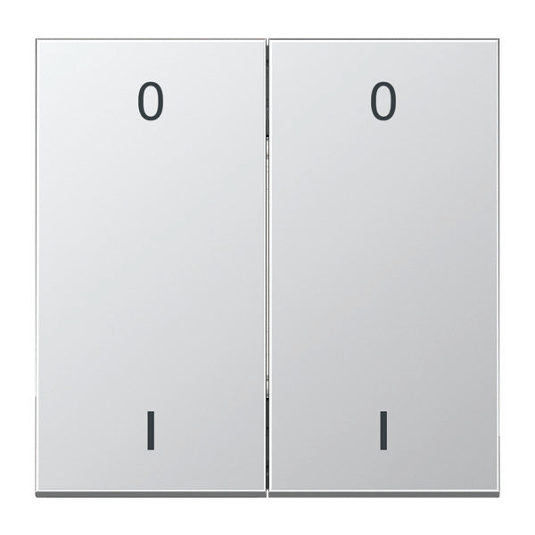 Transmisor de pared inalámbrico EnOcean de Jung con símbolos - ENOAL2995-01-L