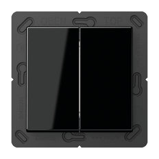 Transmisor inalámbrico de pared Jung EnO A500 negro de 4 canales - ENOA595SW