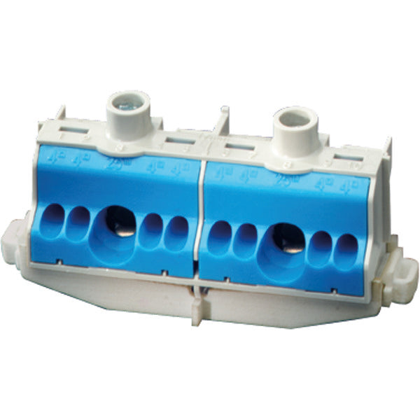 Hensel N-Clamp DIN Rail Terminal Block Azul - FC N 10