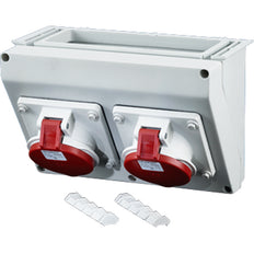 Hensel CEE Distribuidor de Corriente Caja de Conexión 400V 2x32A 5P WM2 - FP CB 213