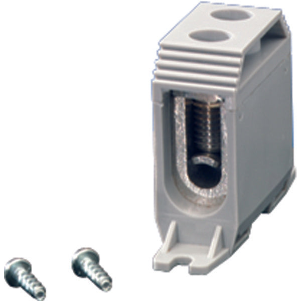Hensel MI Abrazadera de Conexión Rail DIN 16-50mm 1 Polo Gris - Mi NK 1