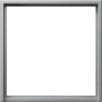 Gira Marco Adaptador Cuadrado 50x50mm Sistema 55 Aluminio - 028226