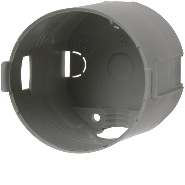 Hager Berker Caja de protección de contactos 45mm Gris Módulo Integro Inserto - 9182002 [2 piezas]