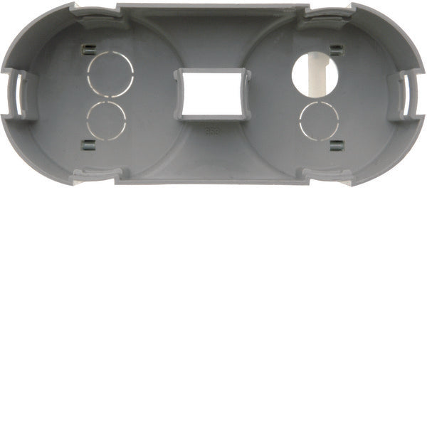 Caja horizontal de protección de contactos de 2 gangs con insertos para módulos Integro - 9191201