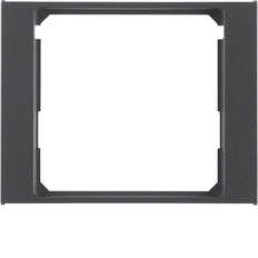 Hager Berker Anillo Intermedio Para Placa Central K1 Antracita Mate - 11087006 [2 piezas]