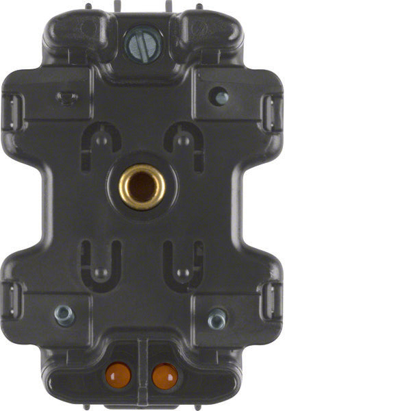 Hager Berker Series Unidad de iluminación LED con terminal N Negro - 1680