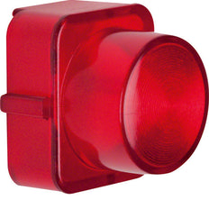 Hager Berker Rojo Transparente Lente Para E10 Pulsador Luz Señal - 1222