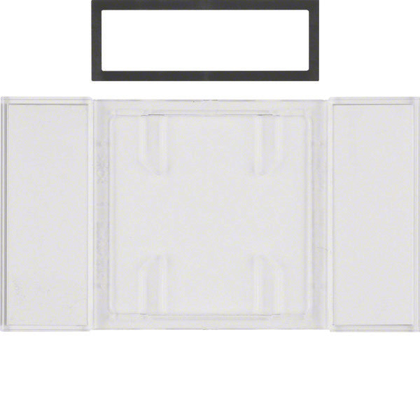 Hager Berker B.IQ Sensor Táctil Campo de Texto Transparente Claro 1-2-3 Gang - 75900080