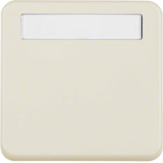 Anillo intermedio Hager Berker con tapa abatible y campo de texto IP44 - 102250