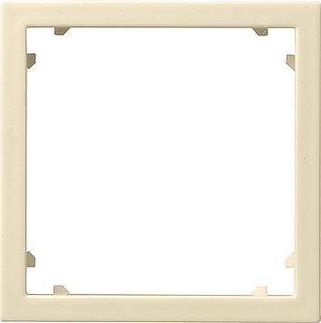 Marco Adaptador Gira 45x45 Cuadrado Sistema 55 Crema Blanco - 028301 [2 piezas]